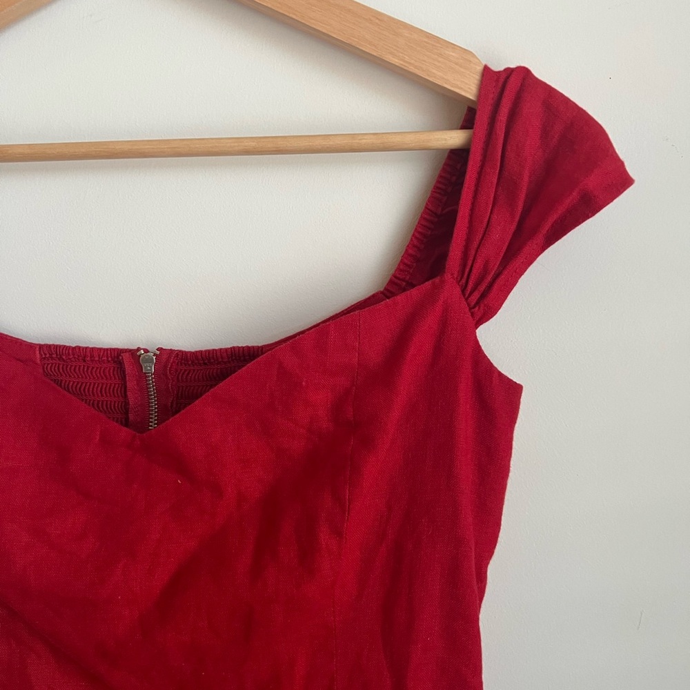 Reformation Bridgton Linen Dress